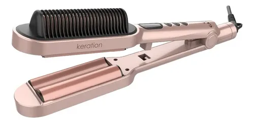 Gama Digital Waver & Brush cepillo rizador color Rose Gold