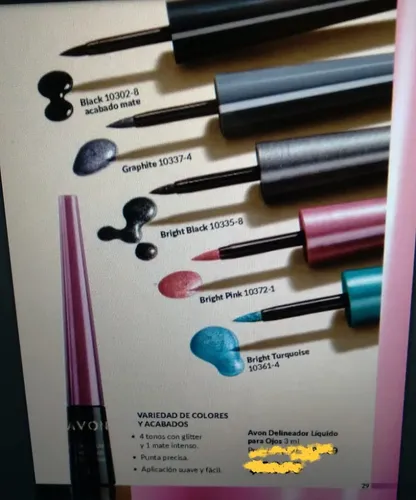 Avon Delineador Liquido – Impacto Y Color En Tu Mirada Tati