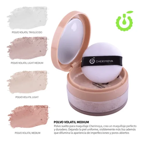 Polvo Volátil Para Maquillaje Varios Colores 11 Gr Cherimoya