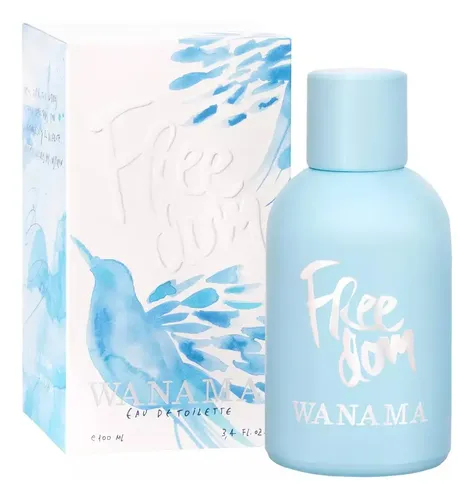 Perfume Wanama Freedom Blue Bird Edt 100ml Fragancia Mujer Volumen De La Unidad 100 Fl Oz