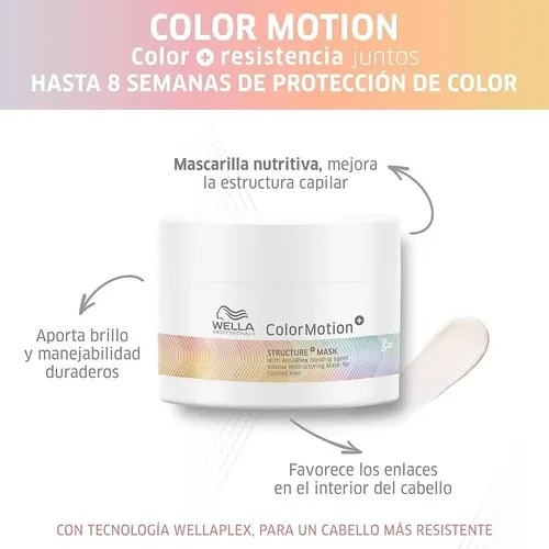 Mascara Pelo Wella Color Motion Reparacion Capilar 150 Ml