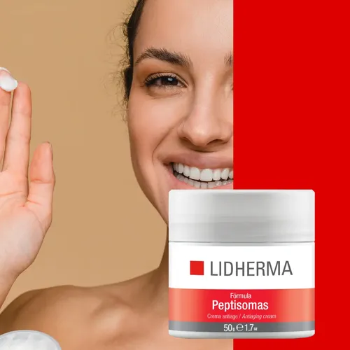 Crema Antiedad Peptisomas 50g Lidherma Nutrición 30+ Todo Ti