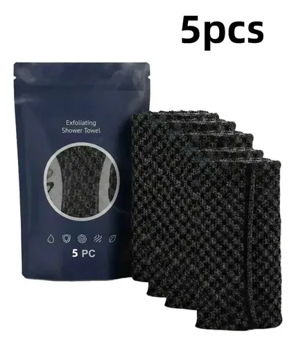 Toalla De Baño Exfoliante, Suave Y Agradable Al Tacto, Portá