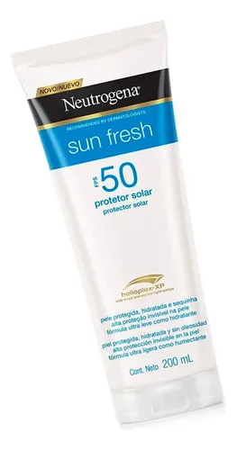 Neutrogena Sun Fresh Protector Solar Crema Fps 50 200ml 3c
