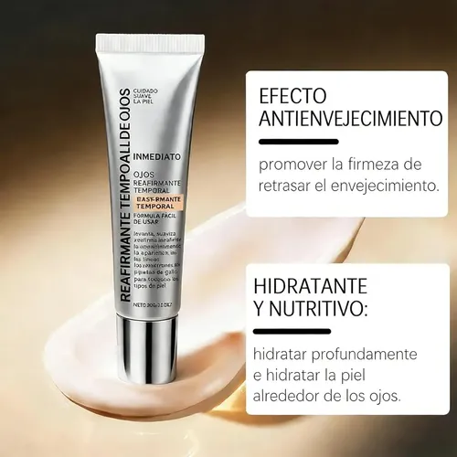 Haizhilan Crema De Ojos Apretada 20ml, Crema De Ojos Tempora Todo Tipo De Piel Día/noche