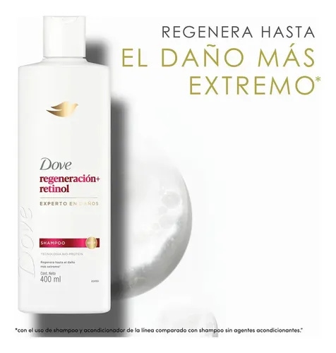 Shampoo Regeneración Extrema X 400 Ml Dove