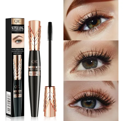 Set De Delineador De Ojos, Rímel Y Lápiz De Cejas Qic Hellok