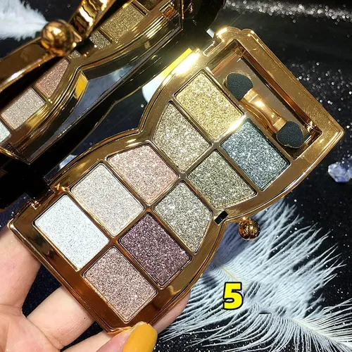 Paleta Glitter Eyeshadow Uifcb 10 Colores Sombras A Prueba
