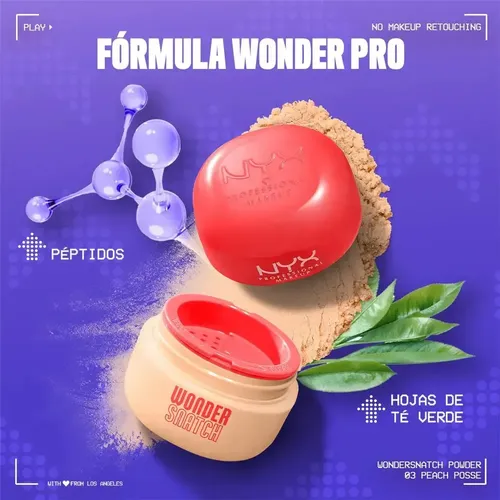 NYX PMU Wonder Snatch Polvo Suelto Fijador, 6gr