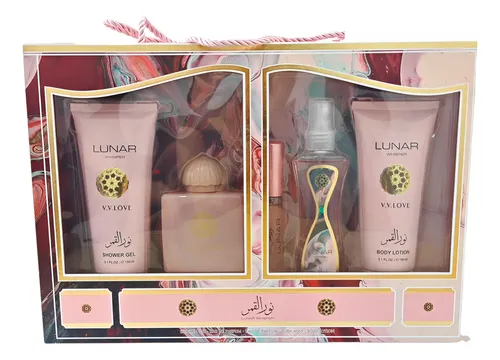 Set De Perfumes Mujer Body Lotion Shower Gel Body Mist X5