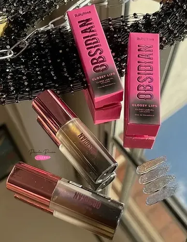 Glossy Lips Tornasolado Obsidian Ruby Rose Brillo Humecta