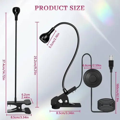 Lámpara Uv Led Para Uñas Negra Con Control Pie