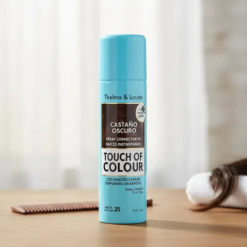 Spray Tapa Canas Touch Of Colour Thelma & Louise Tono Castaño oscuro