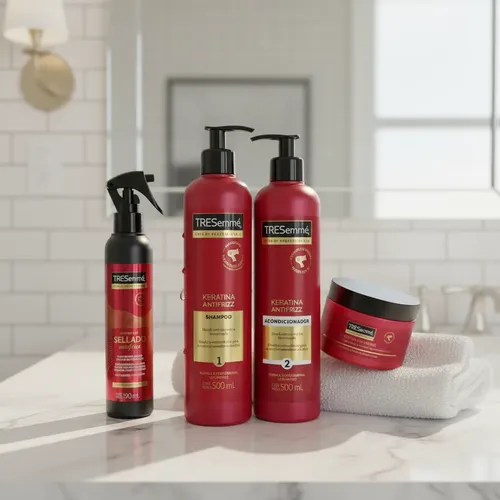 Tresemme Combo Anti Friz Con Sellador 4 Productos Keratina