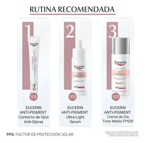 Eucerin Anti Pigment Crema Facial Color Fps30 Dí­a Manchas