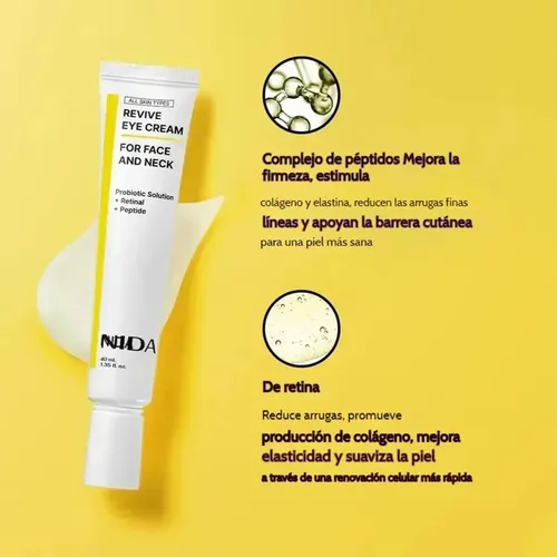 *(sz Crema De Ojos Zz Nida Revive Para Rostro Y Cuello (40 X