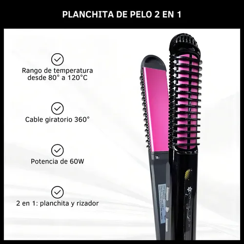 Planchita de pelo Westinghouse WHHS3232 negra