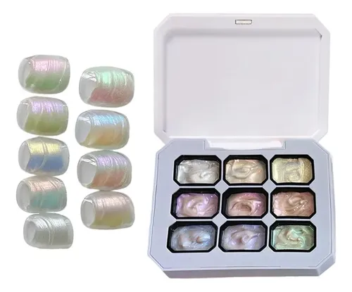 Kit Paleta Para Uñas Gel Degradado 9 Colores 9-color