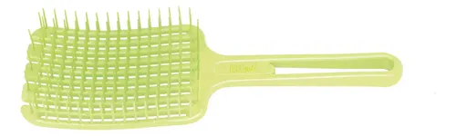 Cepillo Desenredante Antifrizz Flexible Rulos Lacio Eurostil Color Celeste