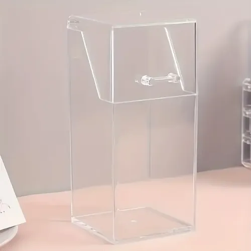 Caja Organizadora De Máscaras Transparente 1 Pieza C