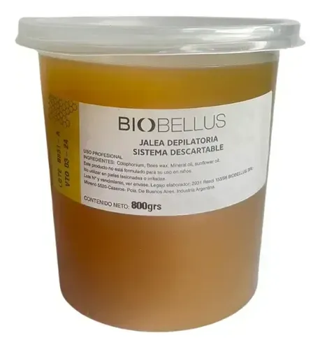 6 Ceras Depilatorias Descartables Biobellus Jalea 950grs