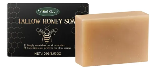 Jabón De Sebo Woodsleep  Barra Limpiadora Suave Para Rostro