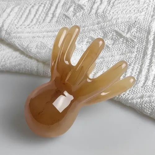 Peine Masajeador De Pulpo, Herramienta Gua Sha De Resina