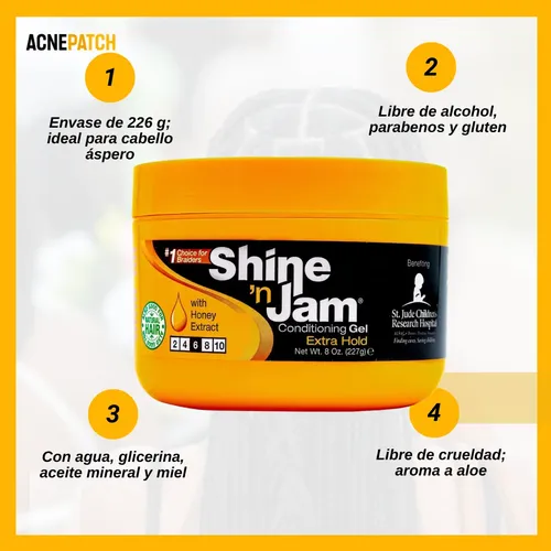 Gel Fijación Máxima Para Trenzas Y Estilos Creativos