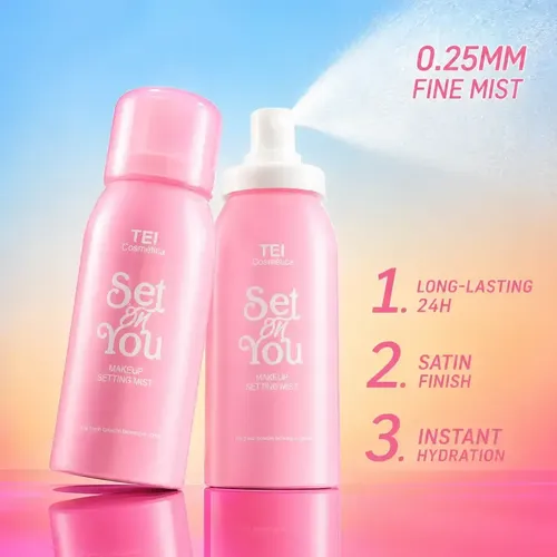 Bruma Fijadora De Maquillaje Set On You Tei Cosmética 100ml