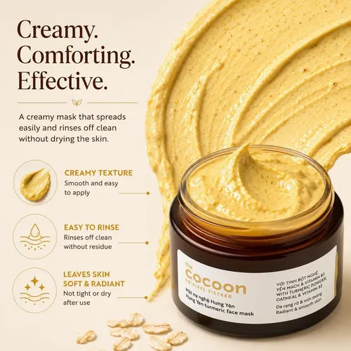 Mascarilla Vietnamita De Cúrcuma Cocoonoriginal 30 Ml