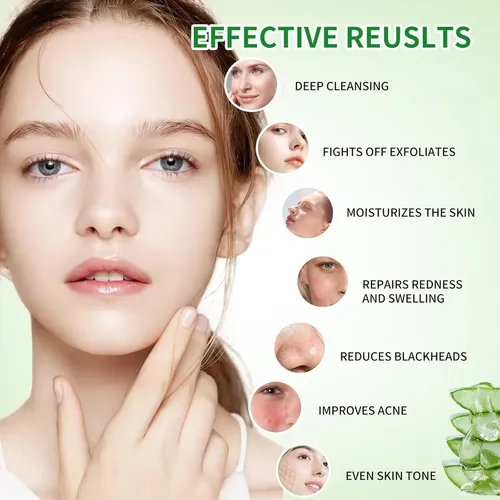 Exfoliante Corporal Y Facial Con Aloe Vera, Lavado Facial .