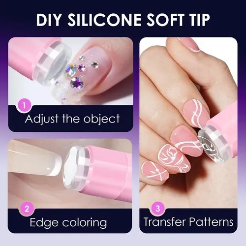 Mini Lámpara Led Uv Para Uñas Mucoos Rosa, Curado Rápido