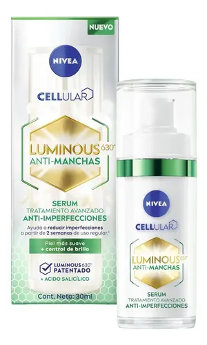 Serúm Nivea Luminous Anti Manchas Anti Acné X 30 Ml