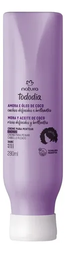 Rep Crema P Peinar Cab Rizado Mora Oleo Coco Tododia Natura