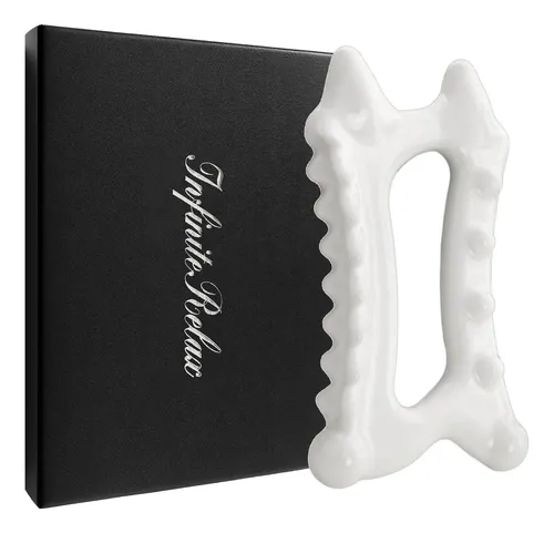 Herramienta De Masaje Gua Sha Cerámica Infiniterelax 18.8cm