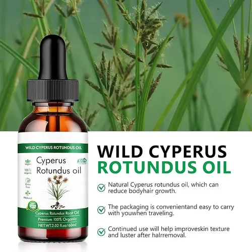 (oil De Cyperus Rotundus Natural, 60 Ml*3
