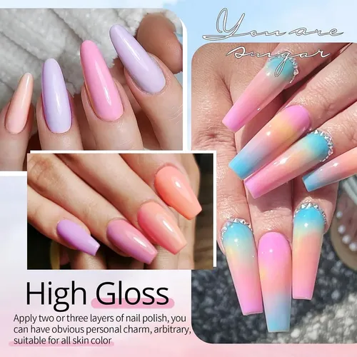 Set Gel Pastel Ur Sugar 10 Colores Uñas