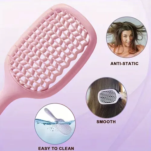 Cepillo Ventilado Para Secado Rápido Del Cabello