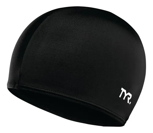 Gorro De Natacion Tyr De Nailon, Negro, Talle Unico Negro No Aplica Talle Único