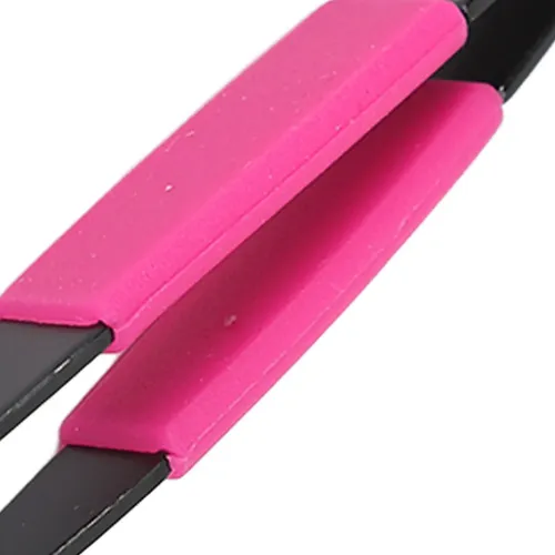 Pinza De Cejas Negra De Acero Inoxidable Portátil Profesiona