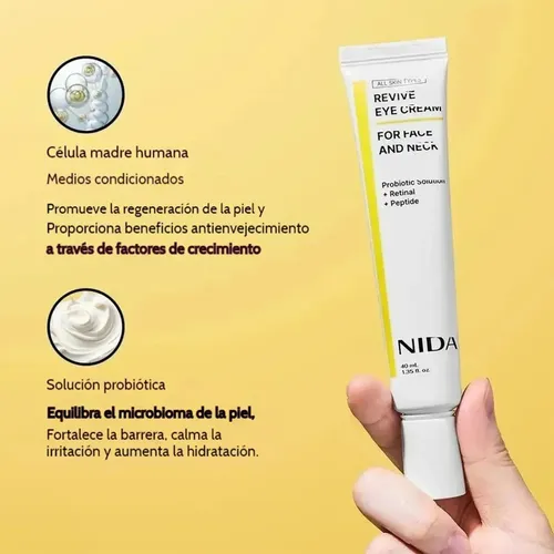 *(sz Crema De Ojos Zz Nida Revive Para Rostro Y Cuello (40 X