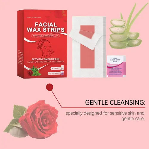 Tiras De Cera Para Cara Cera Depilatoria Depilación Facial