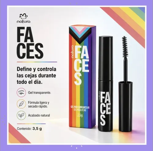 Natura Faces Gel Para Cejas Incoloro 3,5 G Mbp