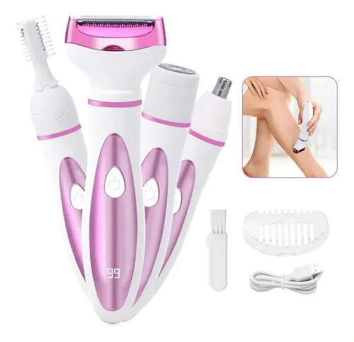 Depiladora Eléctrica 4 En 1 Para Cuerpo Y Rostro Rf-t8 Mujer