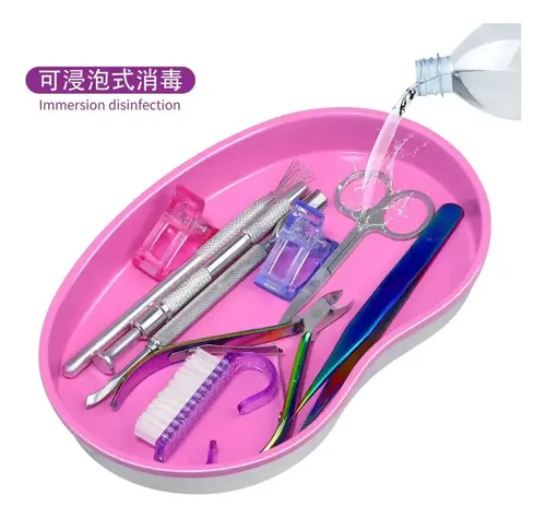 Bandeja Metálica Riñón Para Manicura Y Esmalte