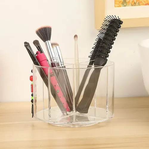 Organizador Multiuso Acrílico Giratorio Porta Cosméticos