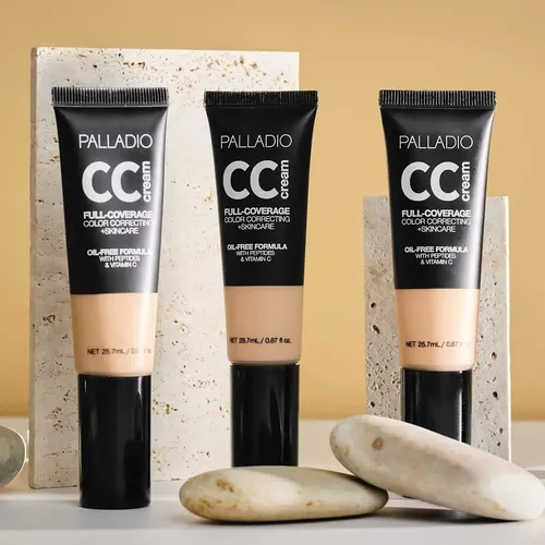 Crema Cc Palladio 25.7 Ml Claro 20w, Cobertura Total Y