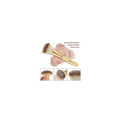Juego De Brochas De Maquillaje Matto De 10 Piezas, Color Dor