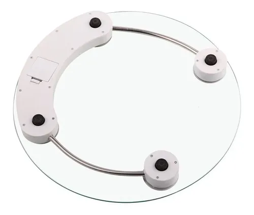 Balanza Digital Baño Vidrio LCD 180kg Redonda Apagado Automático Venice