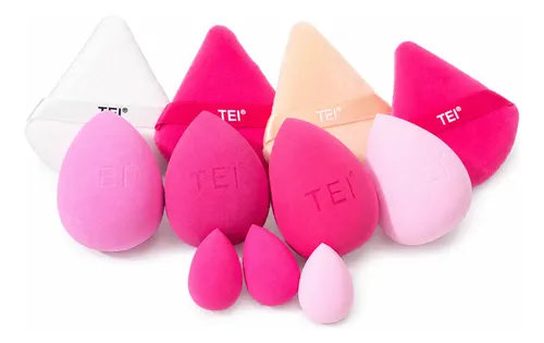 Esponjas Cisnes De Maquillaje Set X 11 Pzas Tei